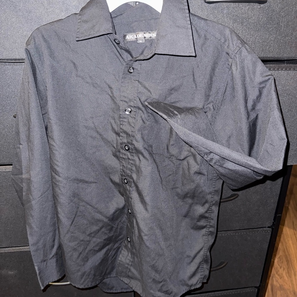 Akademiks Black Kids Polo Shirt